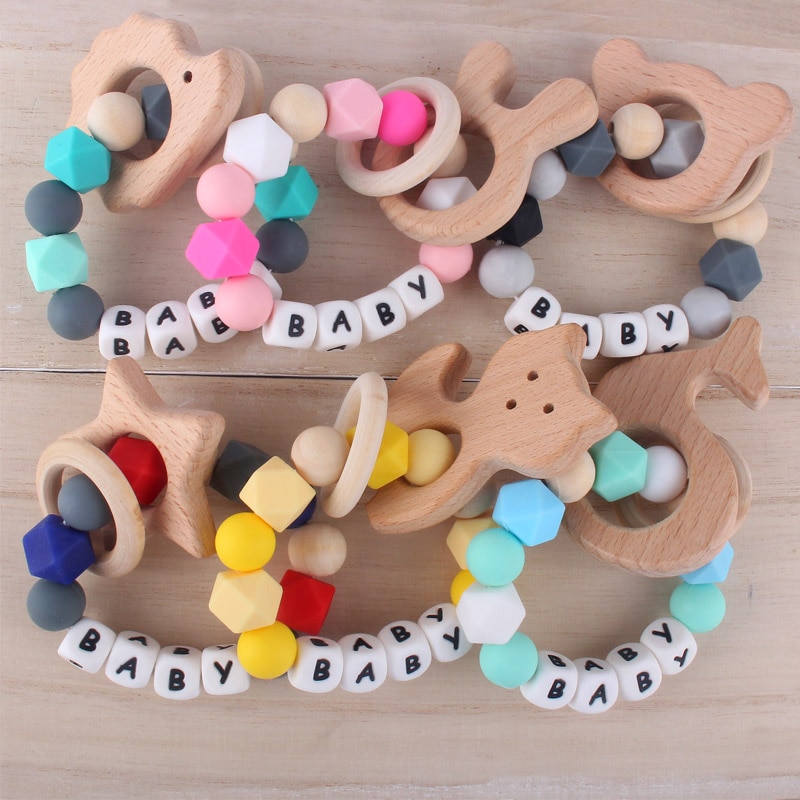 Natural Beechwood Teething Collection